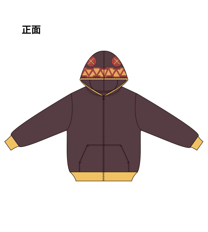 フルグラフィックパーカー(めぐみんのマント)