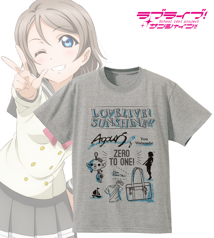 ラインアートTシャツ(渡辺 曜)
