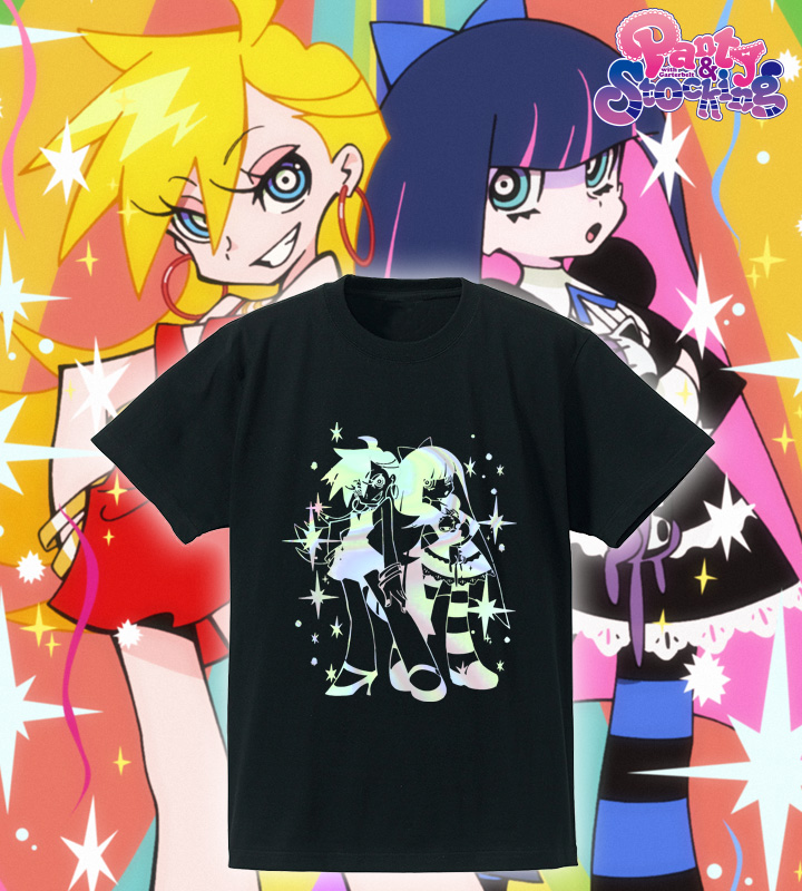 Panty & Stocking ホログラムプリントTシャツ