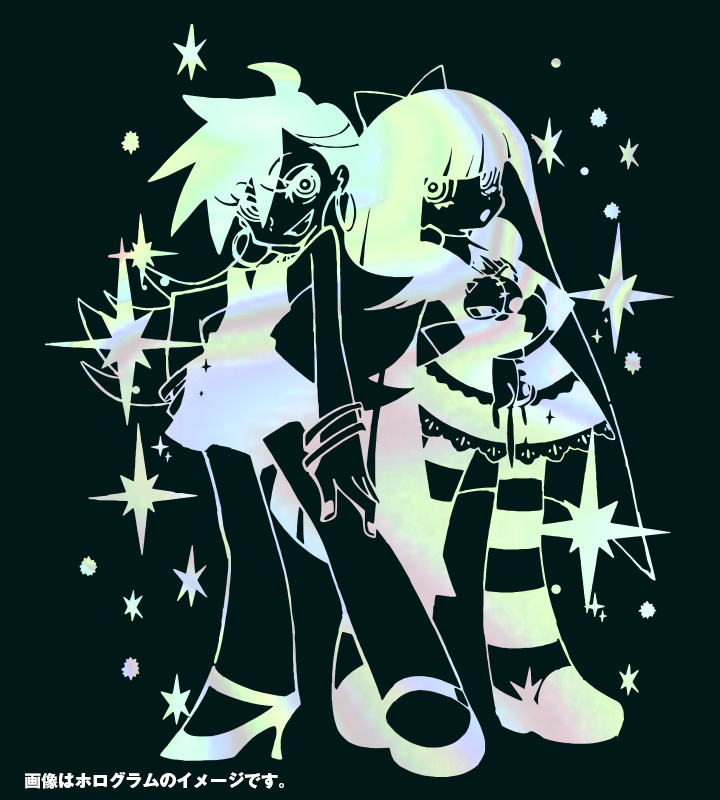 Panty & Stocking ホログラムプリントTシャツ