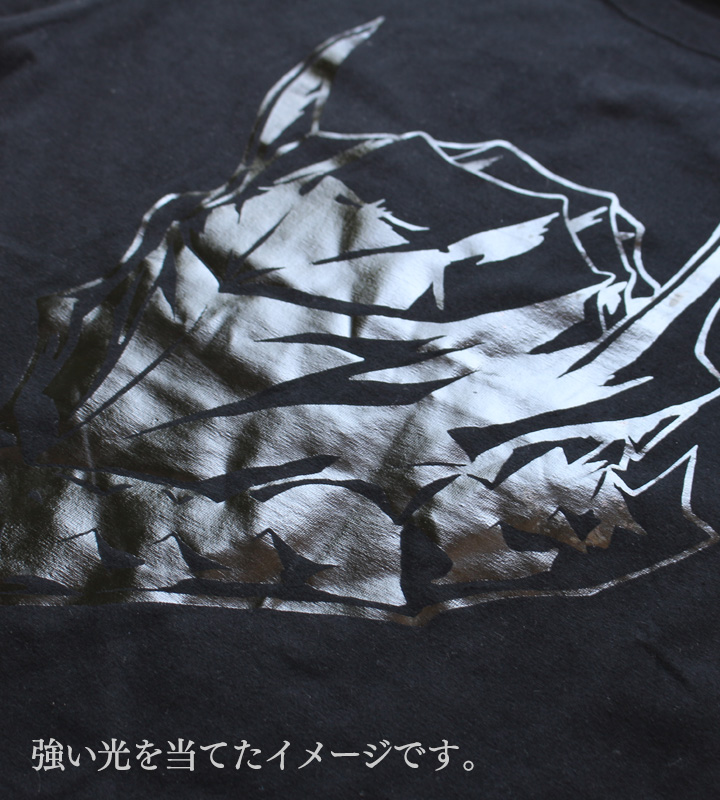 箔プリントTシャツ