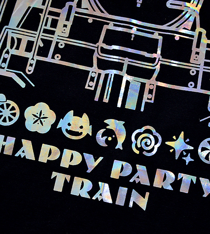ホログラムTシャツ【HAPPY PARTY TRAIN】