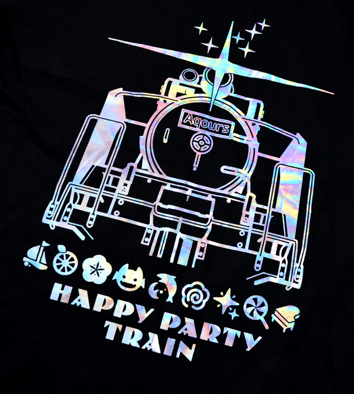 ホログラムTシャツ【HAPPY PARTY TRAIN】