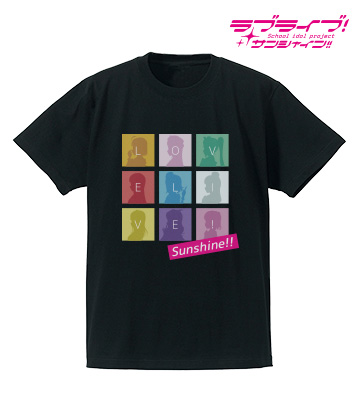 シルエットモノグラムTシャツ(ブラック)