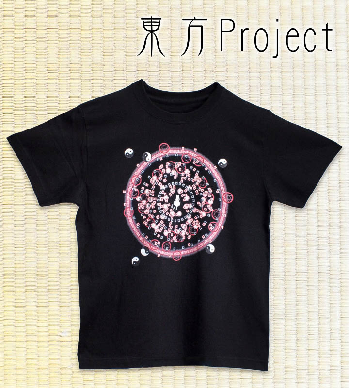 Spell Card Tシャツ 霊夢(ブラック)