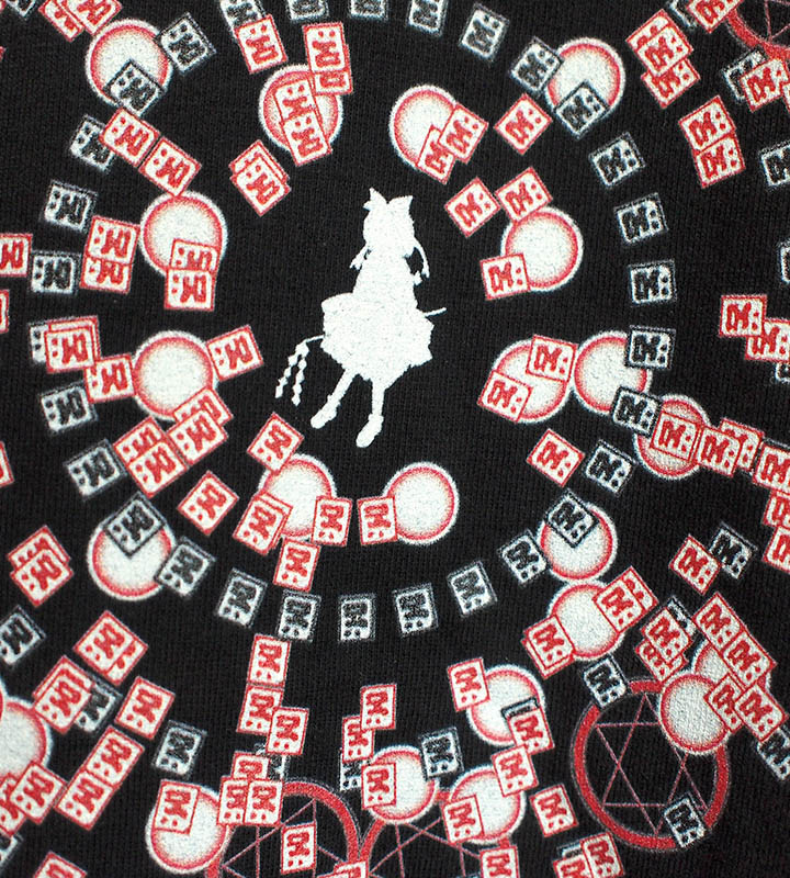 Spell Card Tシャツ 霊夢(ブラック)