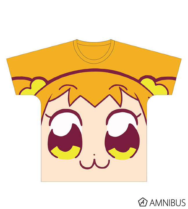 フルグラフィックフェイスTシャツ(ポプ子)