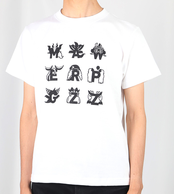 イニシャルデザインTシャツ