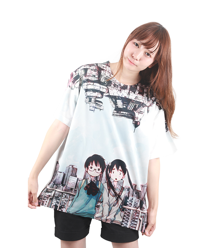 フルグラフィックビッグシルエットTシャツ【デッドデッドデーモンズデデデデデストラクション】