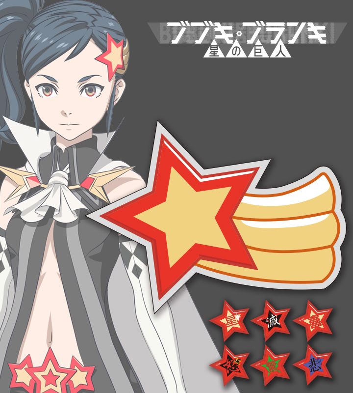 一希薫子 髪留めデザインアクリルバッジ