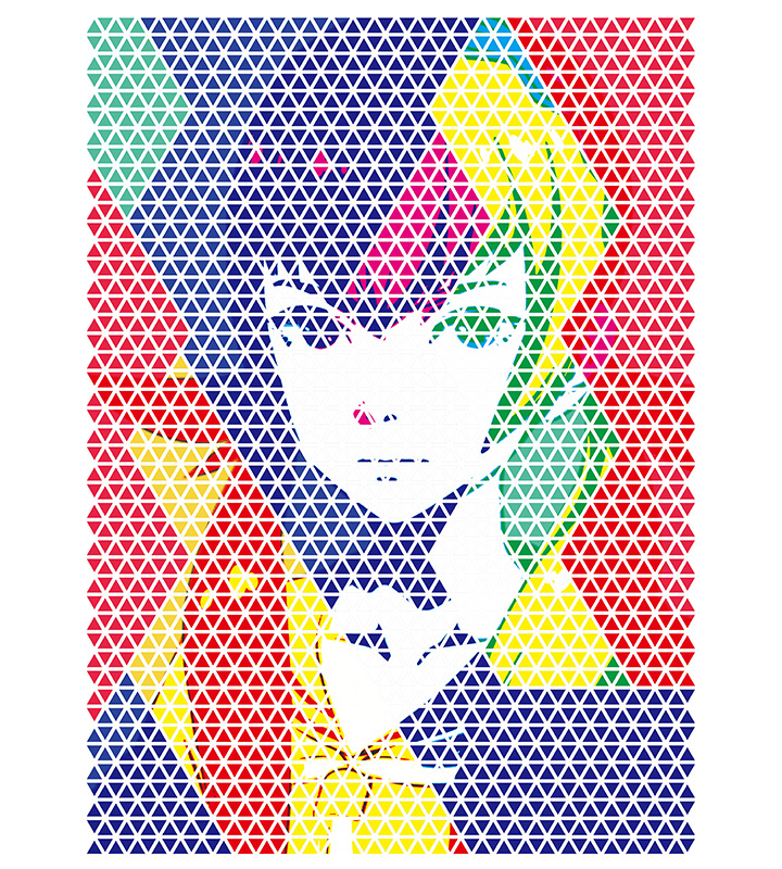 万流礼央子Ani-Art Tシャツ